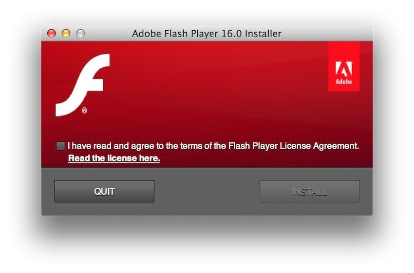 用户必须接受adobeeula才能安装Flash - 1＂decoding=